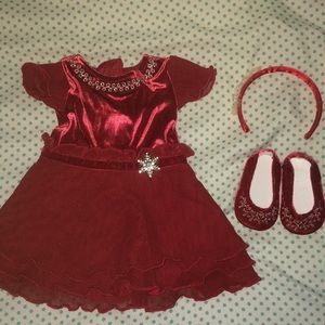 Beautiful American Girl Christmas Dress